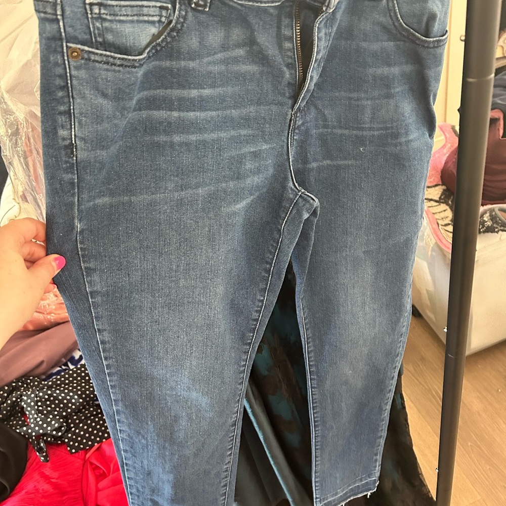 MICHAEL Michael Kors Blue Ankle Jeans